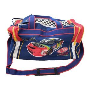 Vintage 90s Jeff Gordon ADS Sports Duffel Bag Dupont Refinish Racing 24 NASCAR